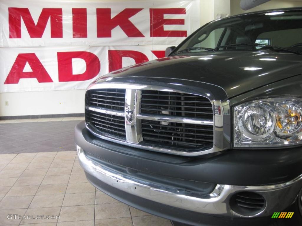 2008 Ram 1500 SXT Quad Cab - Mineral Gray Metallic / Medium Slate Gray photo #2