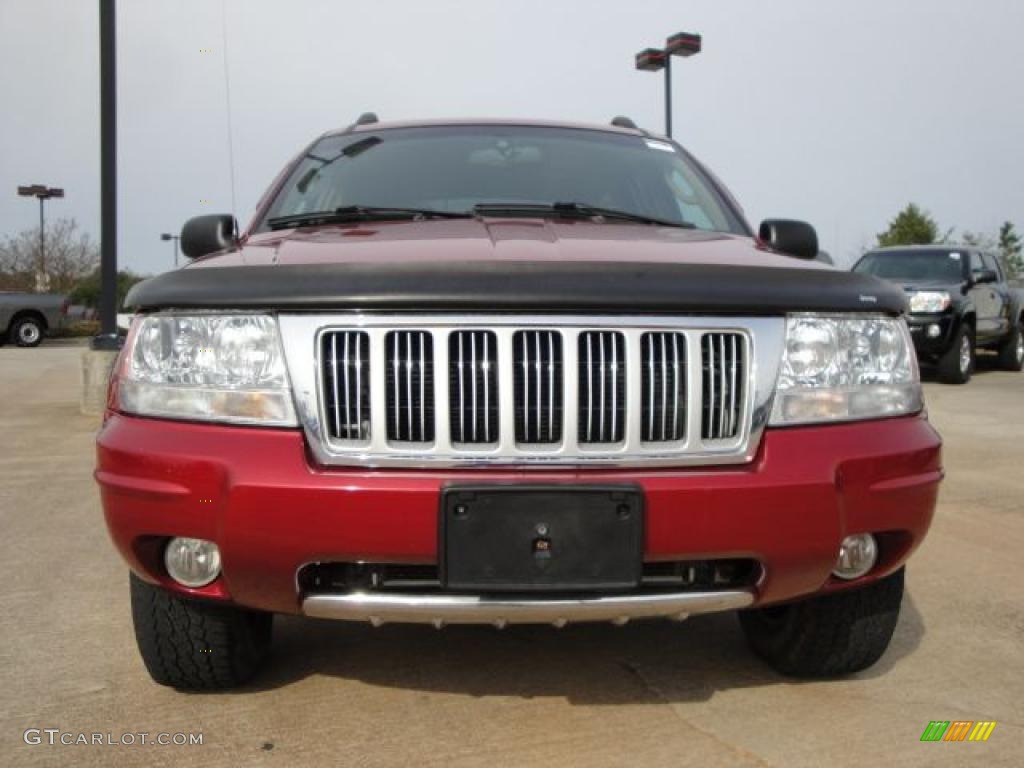 2004 Grand Cherokee Limited 4x4 - Inferno Red Pearl / Sandstone photo #8