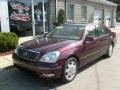 Black Cherry Pearl 2003 Lexus LS 430 Sedan