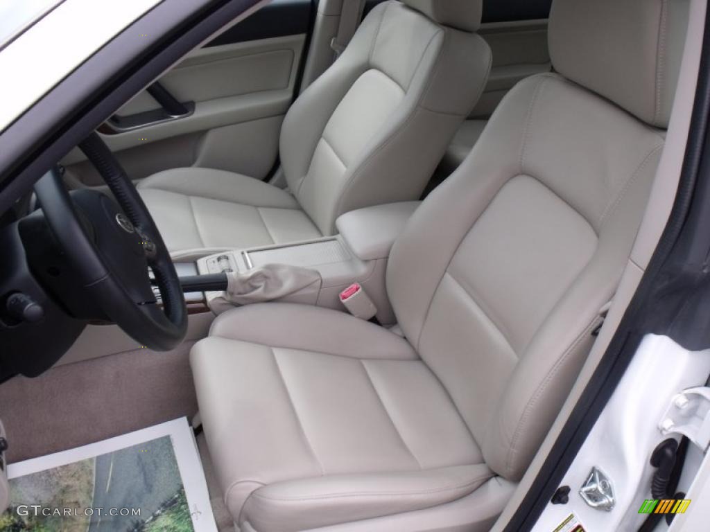 2008 Legacy 2.5i Limited Sedan - Satin White Pearl / Warm Ivory photo #15