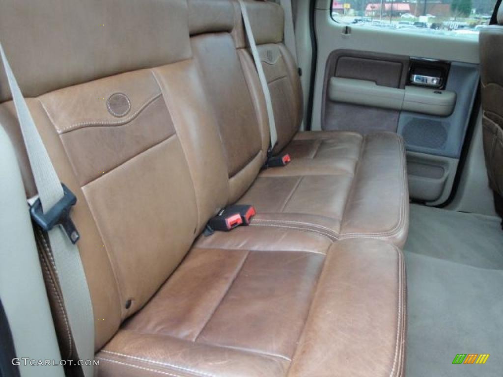 2006 F150 King Ranch SuperCrew - Black / Castano Brown Leather photo #13