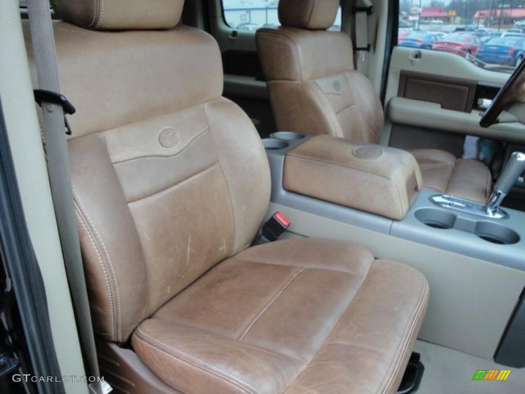2006 F150 King Ranch SuperCrew - Black / Castano Brown Leather photo #15