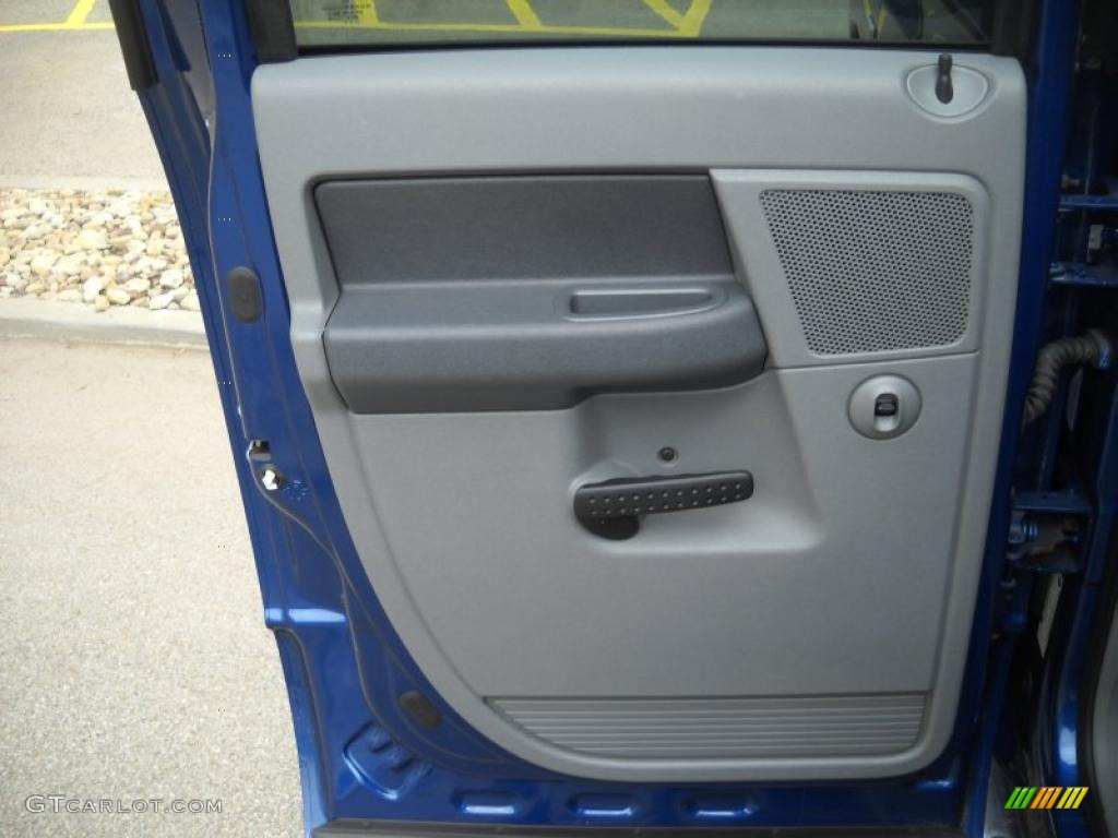 2008 Ram 1500 Big Horn Edition Quad Cab 4x4 - Electric Blue Pearl / Medium Slate Gray photo #9