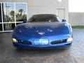 2003 Electron Blue Metallic Chevrolet Corvette Convertible  photo #3
