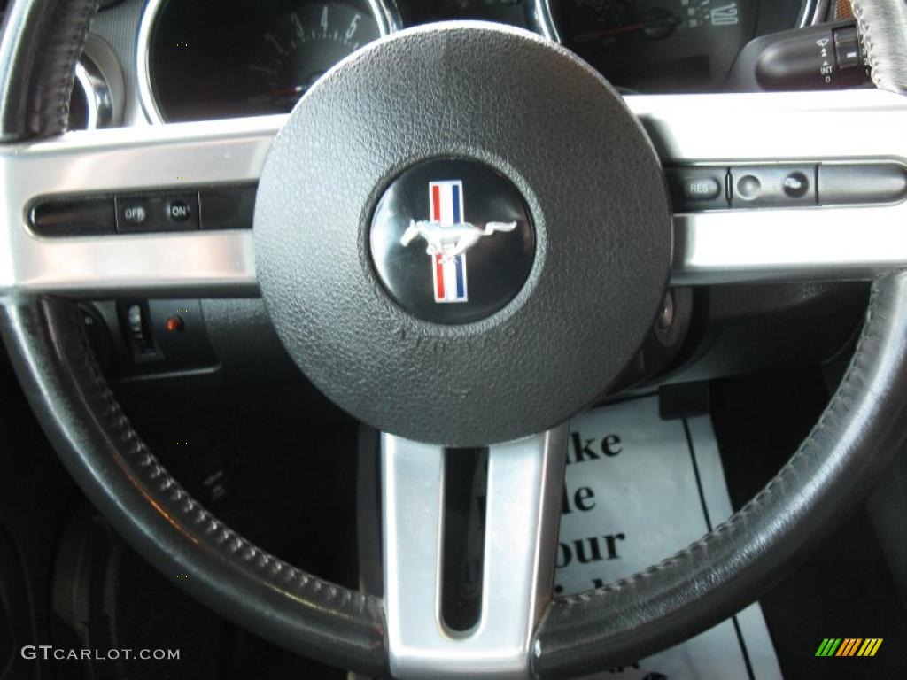 2007 Mustang V6 Premium Coupe - Alloy Metallic / Dark Charcoal photo #19