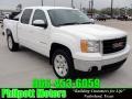 2008 Summit White GMC Sierra 1500 SLE Crew Cab  photo #1