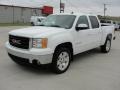 2008 Summit White GMC Sierra 1500 SLE Crew Cab  photo #7