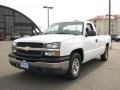 2004 Summit White Chevrolet Silverado 1500 Regular Cab  photo #2