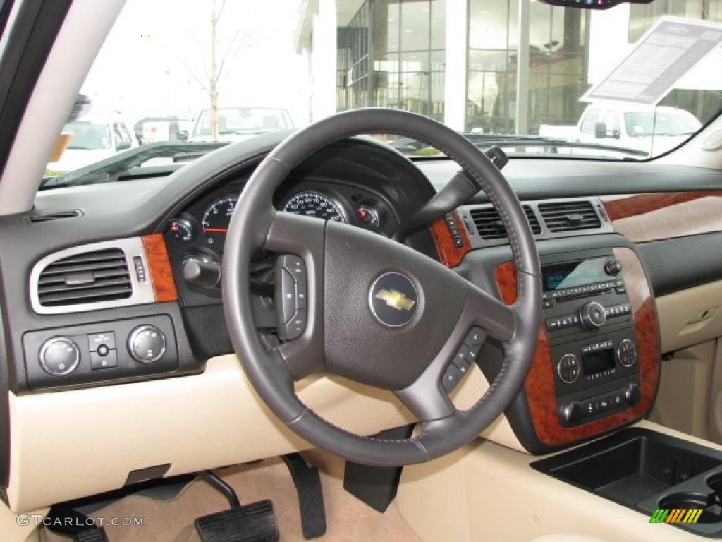 2008 Silverado 1500 LTZ Extended Cab 4x4 - Desert Brown Metallic / Light Cashmere/Ebony Accents photo #5