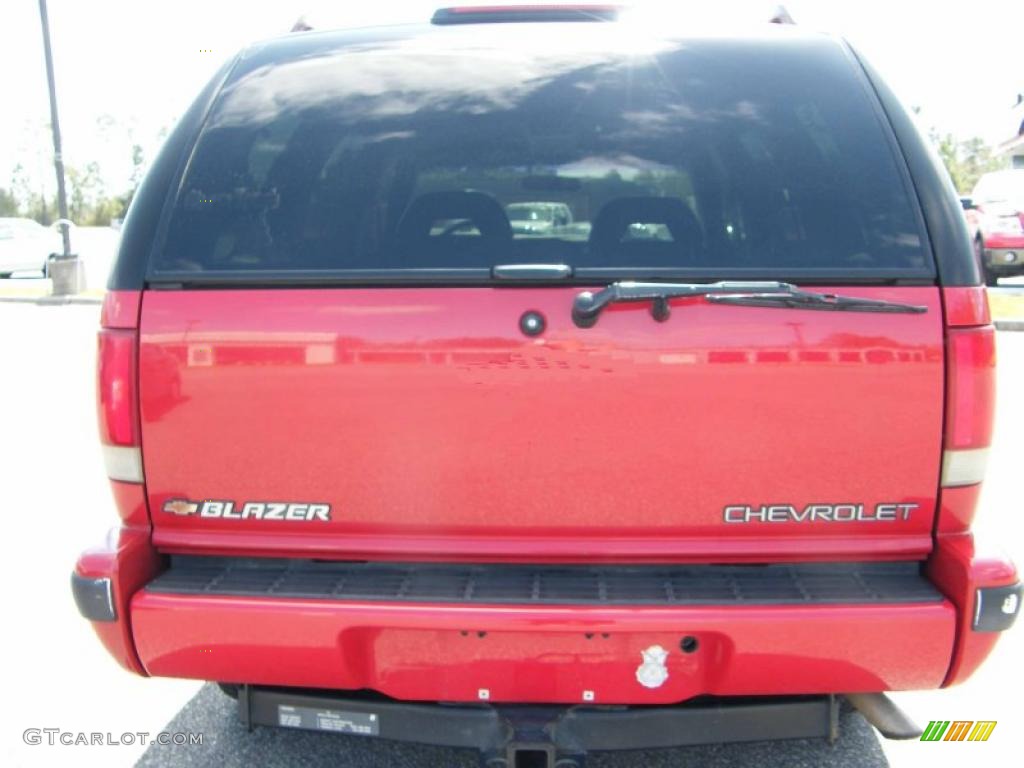 1996 Blazer 4x4 - Apple Red / Graphite photo #3