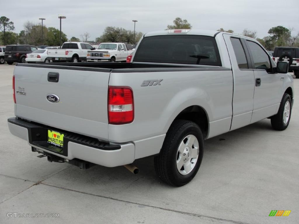 2006 F150 STX SuperCab - Silver Metallic / Medium/Dark Flint photo #3