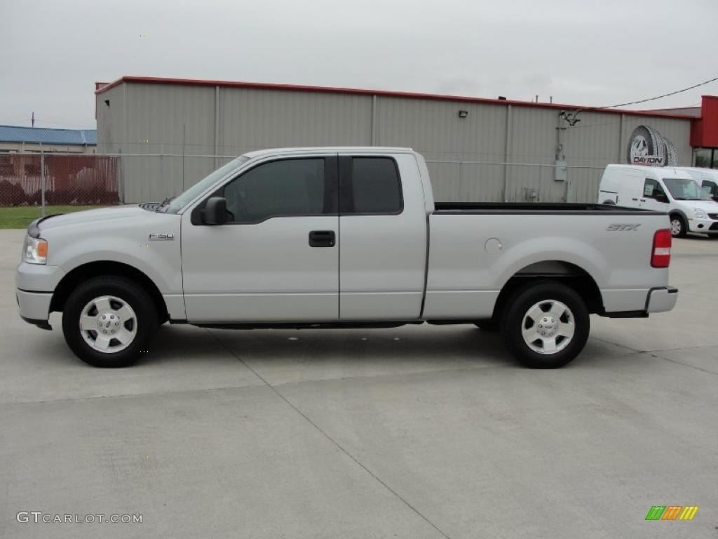 2006 F150 STX SuperCab - Silver Metallic / Medium/Dark Flint photo #6