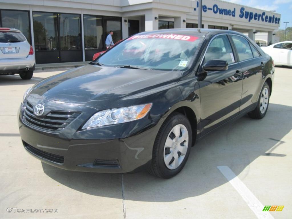 2009 Camry LE V6 - Black / Ash photo #1