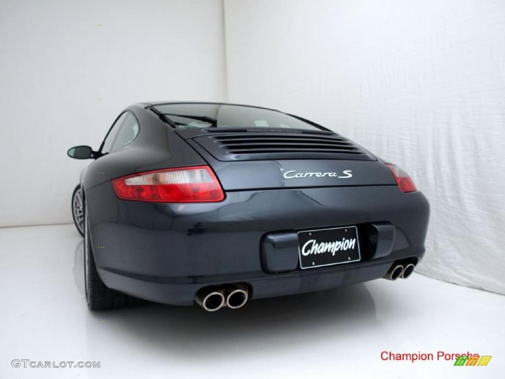 2007 911 Carrera S Coupe - Atlas Grey Metallic / Stone Grey photo #4