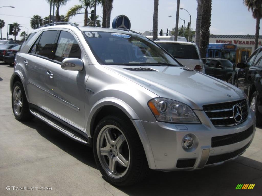 2007 ML 63 AMG 4Matic - Iridium Silver Metallic / Ash Grey photo #1