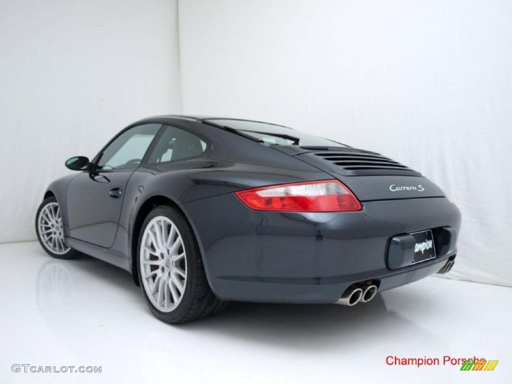 2007 911 Carrera S Coupe - Atlas Grey Metallic / Stone Grey photo #5