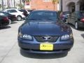 2002 True Blue Metallic Ford Mustang V6 Coupe  photo #7