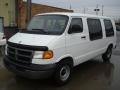 Bright White 2001 Dodge Ram Van 1500 Passenger Conversion