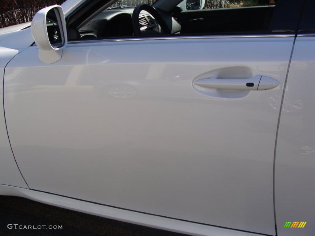 2008 IS 250 AWD - Starfire White Pearl / Black photo #17