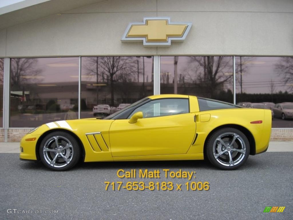 Velocity Yellow Chevrolet Corvette