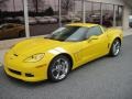 2010 Velocity Yellow Chevrolet Corvette Grand Sport Coupe  photo #2