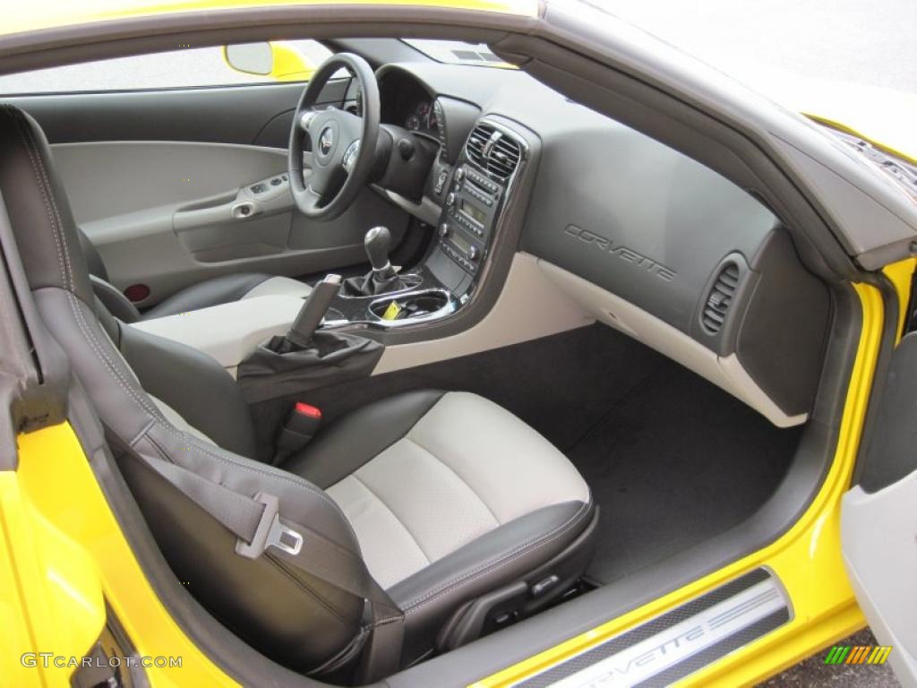 2010 Corvette Grand Sport Coupe - Velocity Yellow / Titanium Gray photo #8