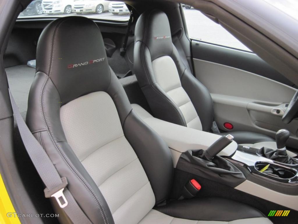 2010 Corvette Grand Sport Coupe - Velocity Yellow / Titanium Gray photo #9