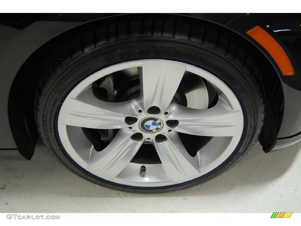 2007 3 Series 335i Coupe - Jet Black / Black photo #3