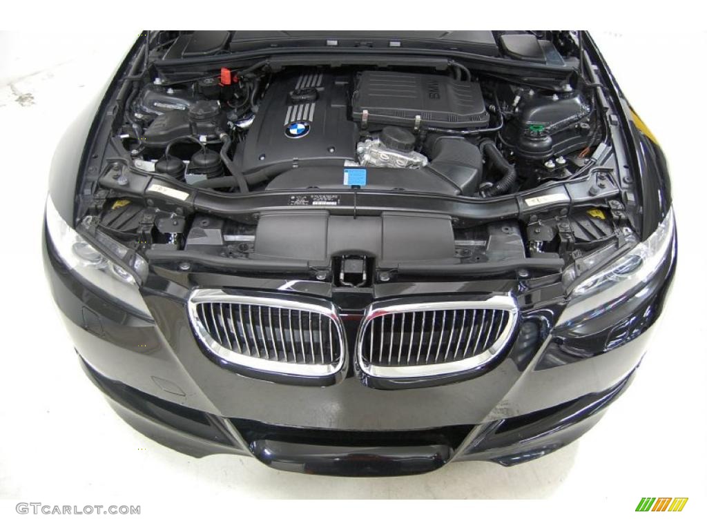 2007 3 Series 335i Coupe - Jet Black / Black photo #16