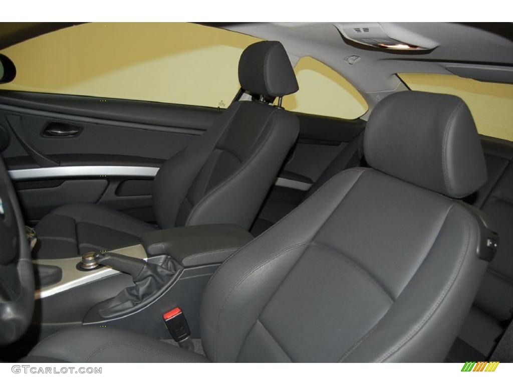 2007 3 Series 335i Coupe - Jet Black / Black photo #20