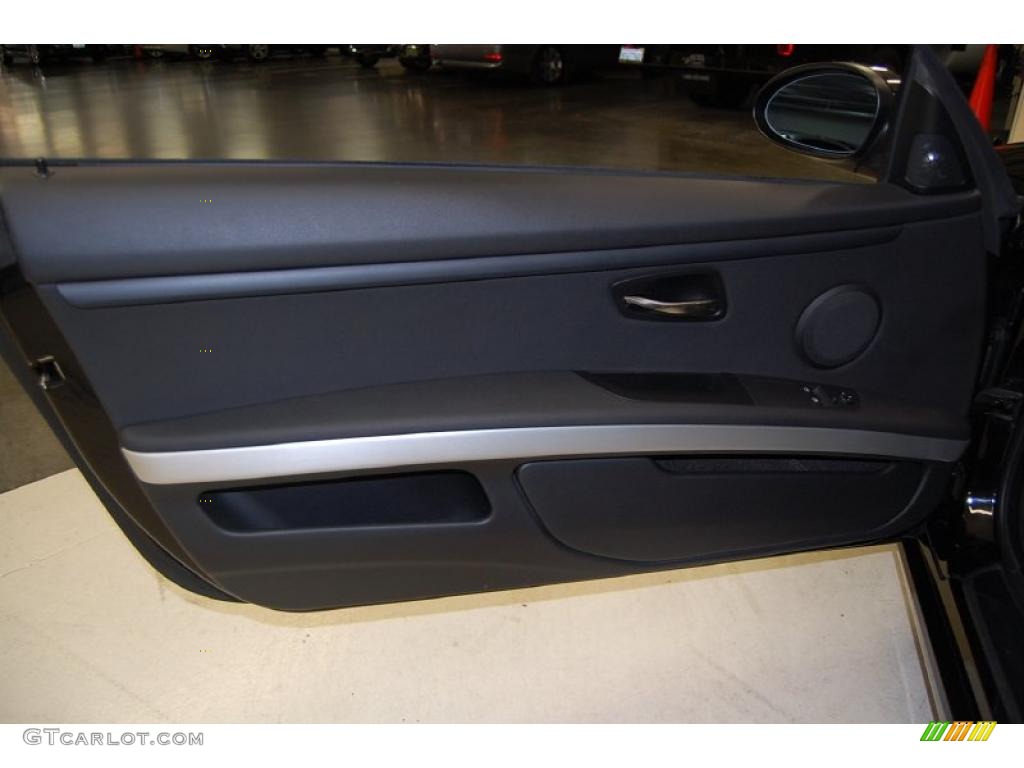 2007 3 Series 335i Coupe - Jet Black / Black photo #22