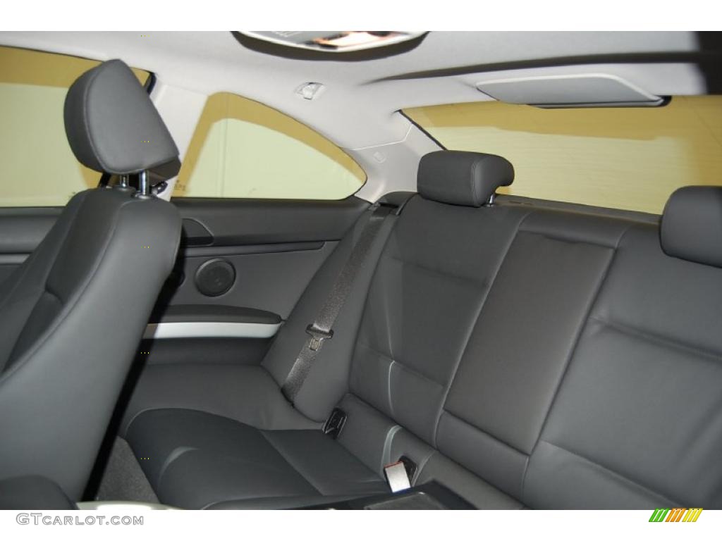 2007 3 Series 335i Coupe - Jet Black / Black photo #24