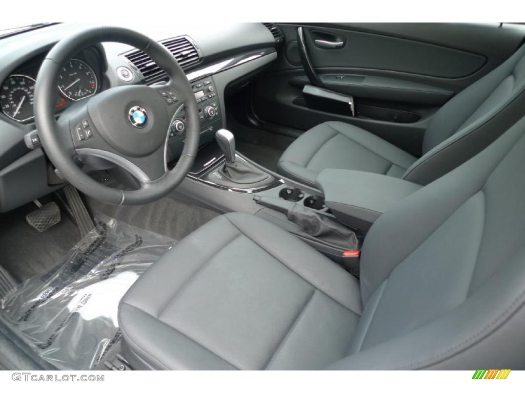 2008 1 Series 128i Coupe - Alpine White / Black photo #6