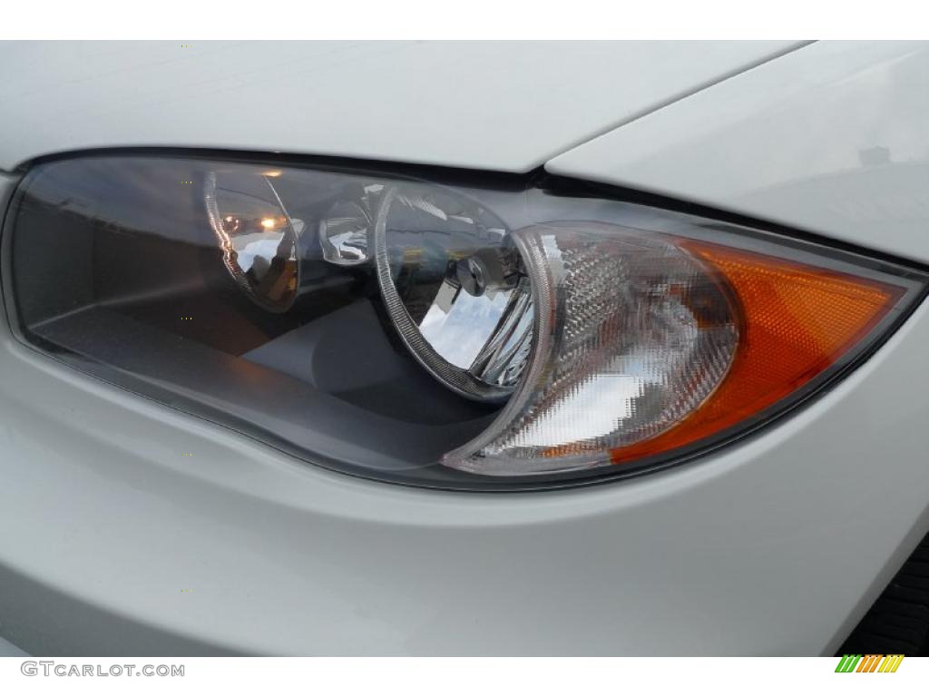 2008 1 Series 128i Coupe - Alpine White / Black photo #22