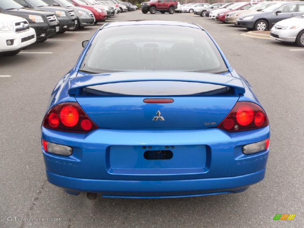 2002 Eclipse GS Coupe - Chrome Blue Pearl / Black photo #3