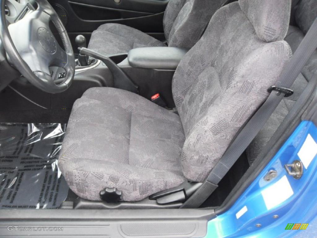 2002 Eclipse GS Coupe - Chrome Blue Pearl / Black photo #8