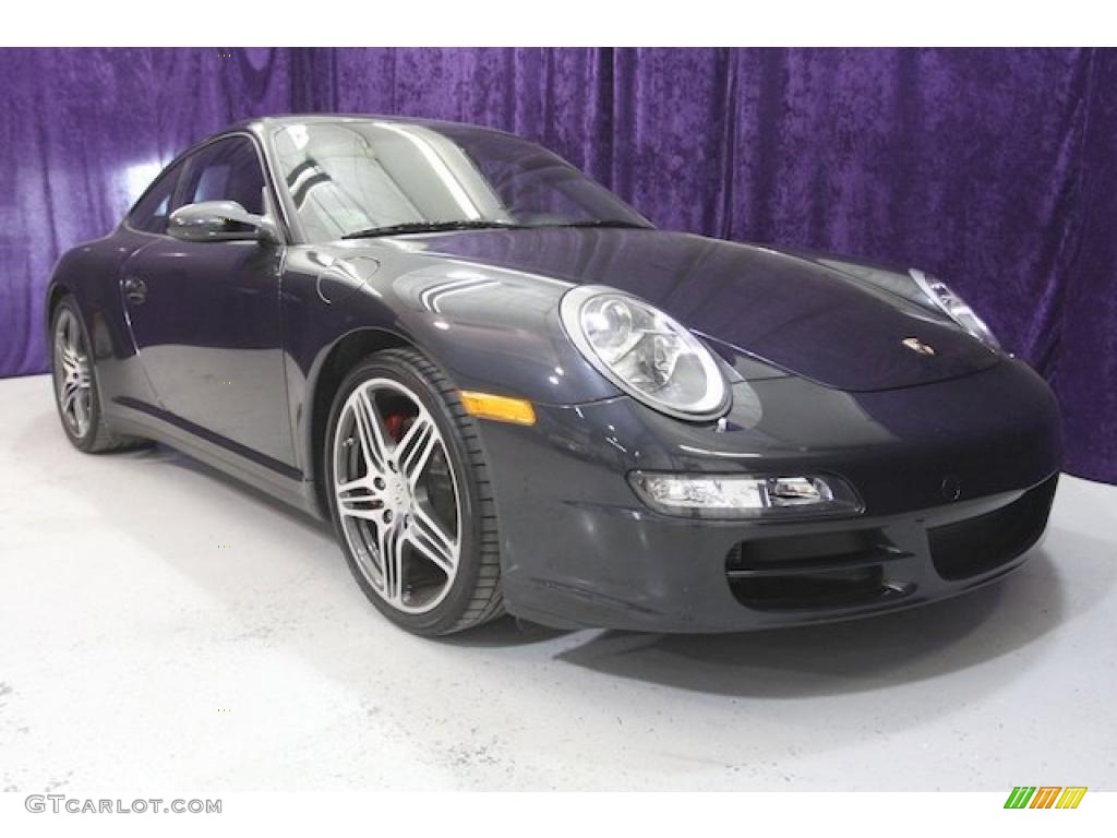 2007 911 Carrera 4S Coupe - Atlas Grey Metallic / Black photo #1