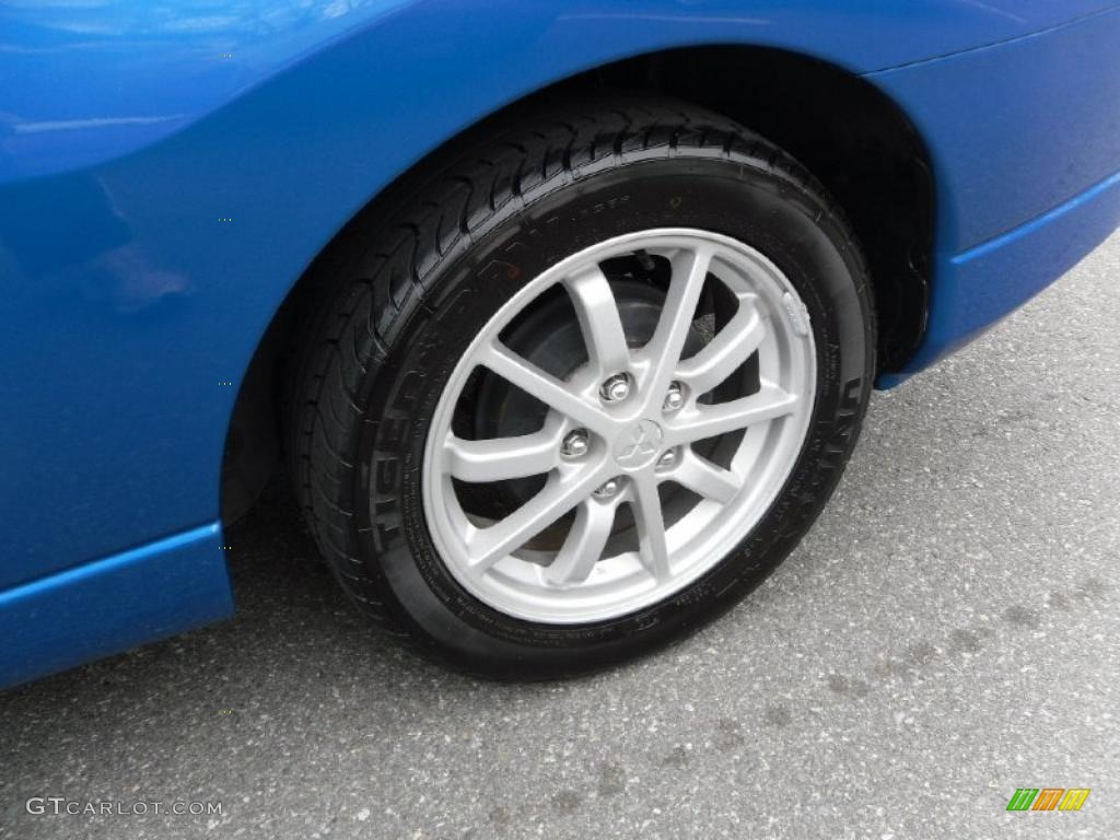 2002 Eclipse GS Coupe - Chrome Blue Pearl / Black photo #25