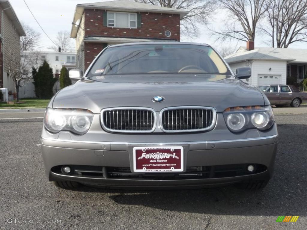 2004 7 Series 745Li Sedan - Kalahari Beige Metallic / Dark Beige/Beige III photo #7
