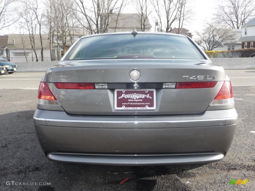 2004 7 Series 745Li Sedan - Kalahari Beige Metallic / Dark Beige/Beige III photo #8
