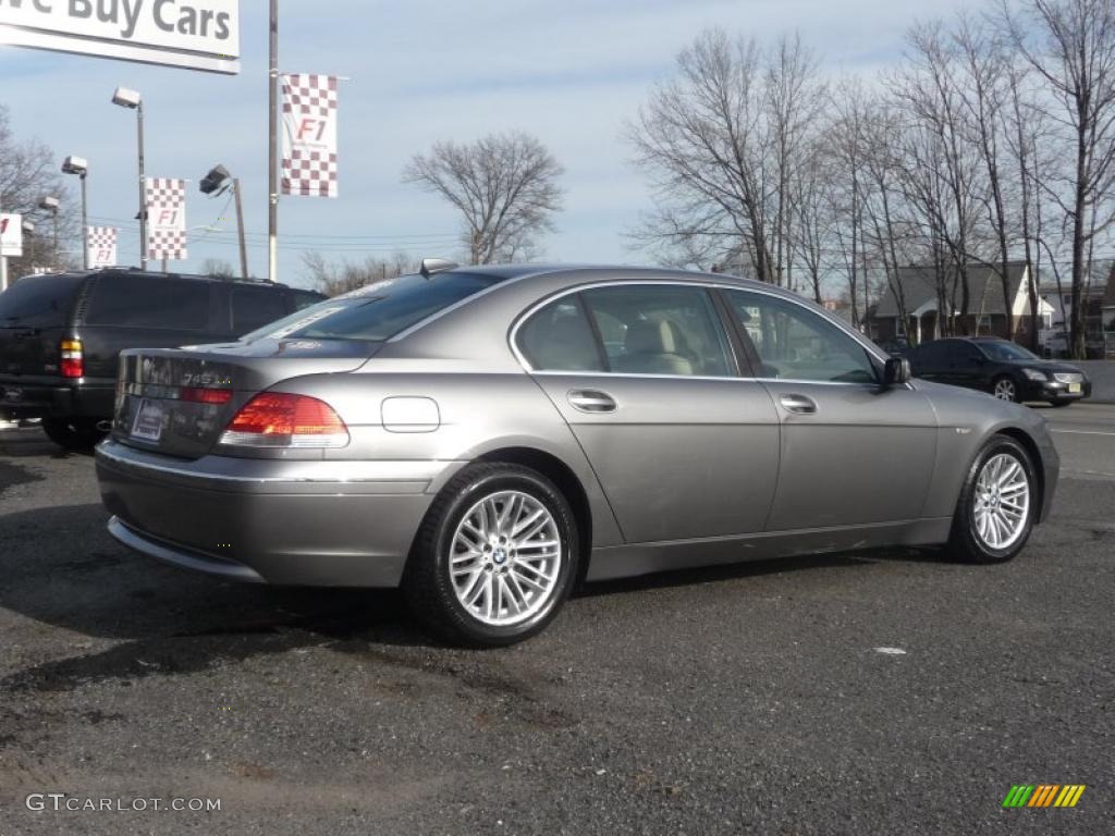 2004 7 Series 745Li Sedan - Kalahari Beige Metallic / Dark Beige/Beige III photo #12