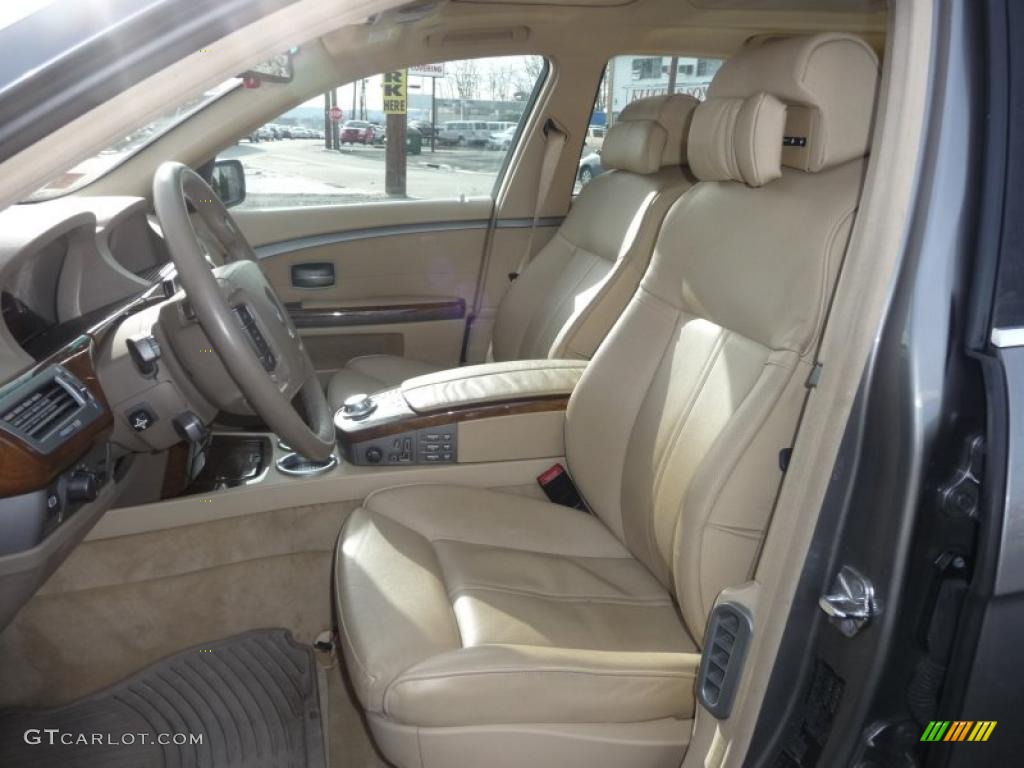 2004 7 Series 745Li Sedan - Kalahari Beige Metallic / Dark Beige/Beige III photo #15