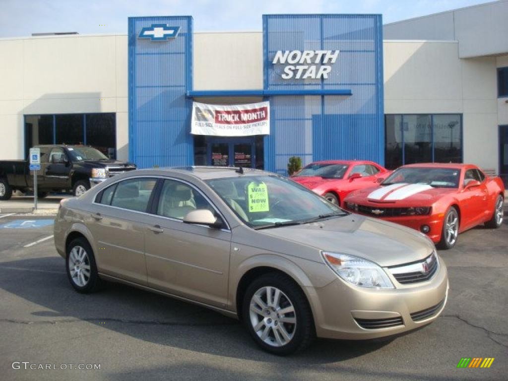 2008 Aura XE 3.5 - Golden Cashmere / Tan photo #1