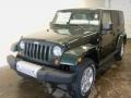 2010 Natural Green Pearl Jeep Wrangler Unlimited Sahara 4x4  photo #1