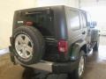 2010 Natural Green Pearl Jeep Wrangler Unlimited Sahara 4x4  photo #9