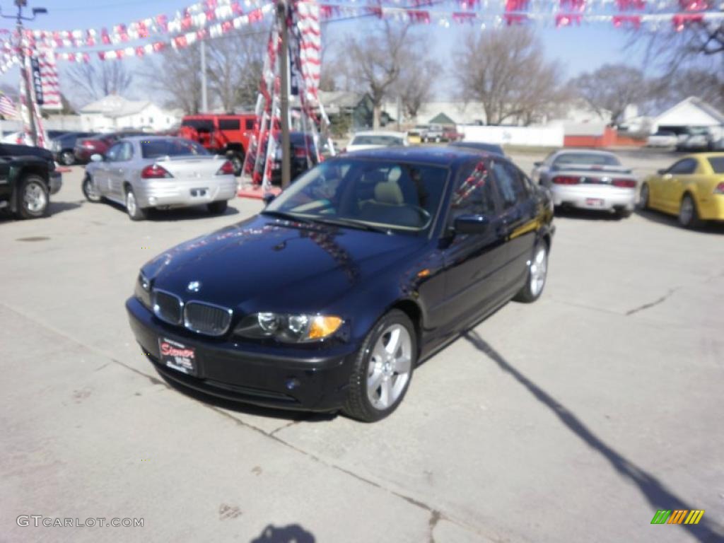 2004 3 Series 325xi Sedan - Orient Blue Metallic / Sand photo #7