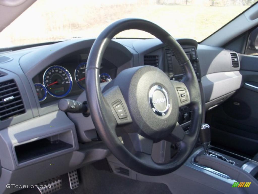 2007 Grand Cherokee SRT8 4x4 - Black / Medium Slate Gray photo #10