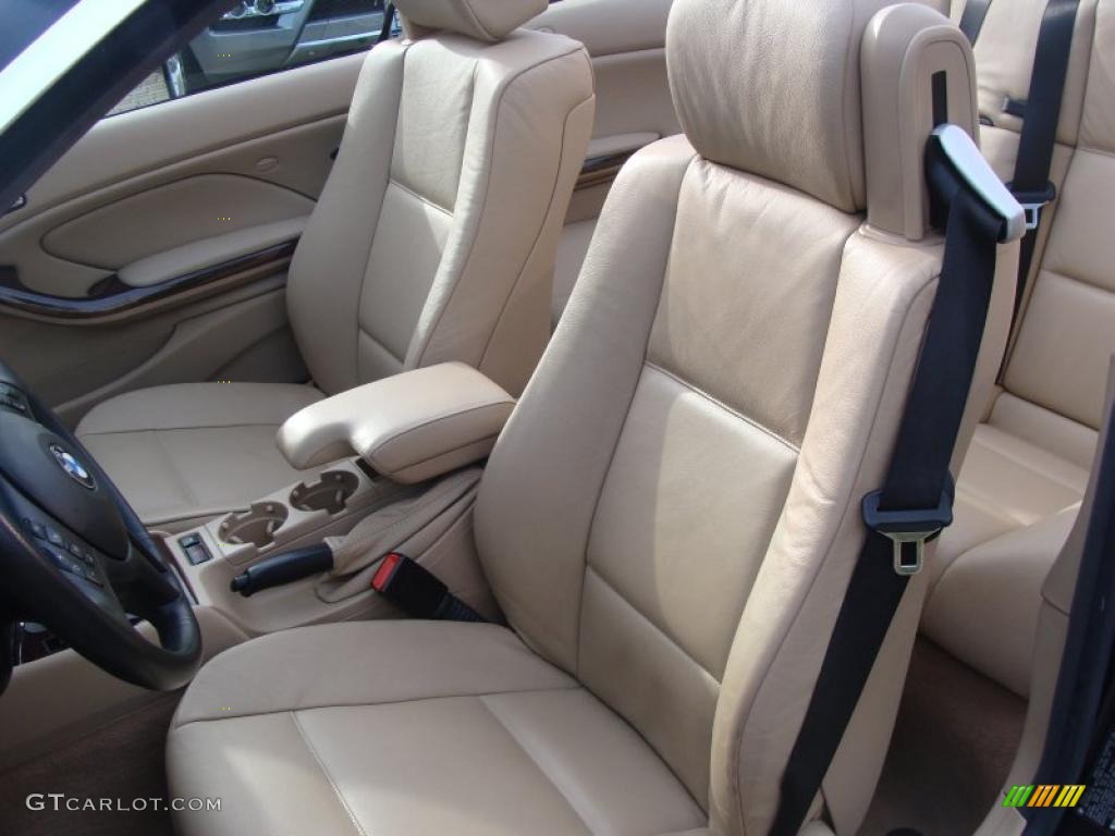 2004 3 Series 325i Convertible - Orient Blue Metallic / Sand photo #12