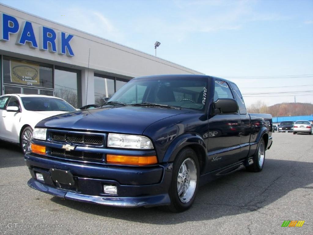 2003 S10 Xtreme Extended Cab - Indigo Blue Metallic / Graphite photo #1