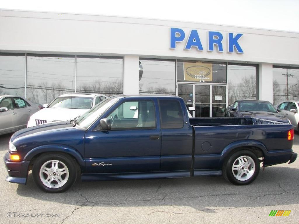 2003 S10 Xtreme Extended Cab - Indigo Blue Metallic / Graphite photo #18